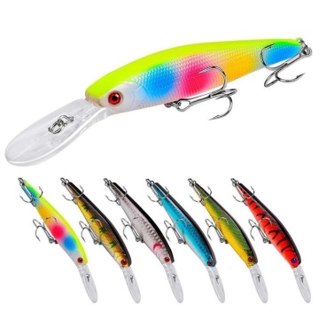 High Quality Minnow Bait 14g 12.5cm with Artificial Eyes Fishing Lures