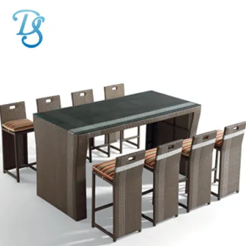 Outdoor Barstool Bar Set