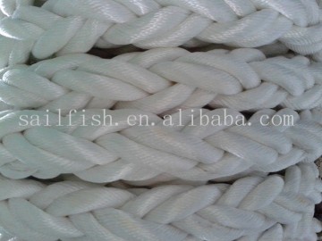Braided Synthetic 52mm PP Mooring 8 Strand Rope