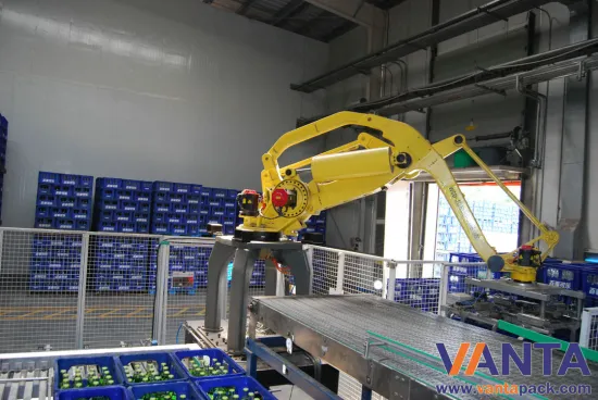 Fully Automatic Robotic Bag Palletizing Line With Ball Screw