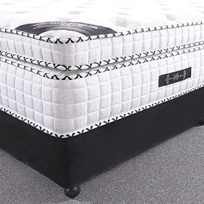 China Bed Pocket Spring Negative Ion 100% Natural Latex Mattress