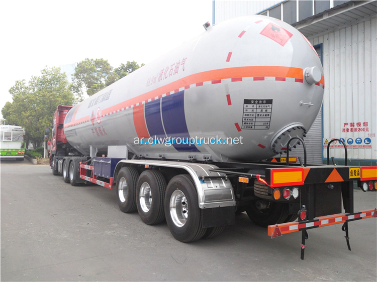 3axles lpg tank trailer مقطورة غاز البترول المسال