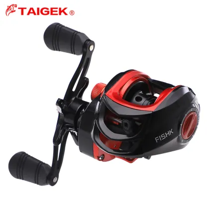 Magnetic Spool TAIGEK Baitcasting Reel for Bass Fishing