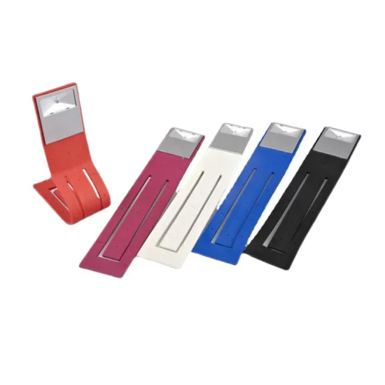Mini DIY Red Orange Blue Clip-On Bookmark Night Reading LED Lamp