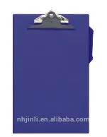 FC bule pvc clipboard with butterfly clip