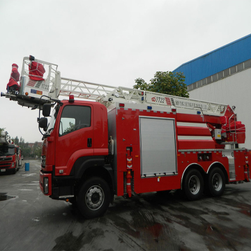 SINOTRUK HOWO Fire Truck: Aerial Ladder & Water Foam Tanker for Emergency Rescue