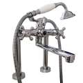 High quality silver telephone shower shower set