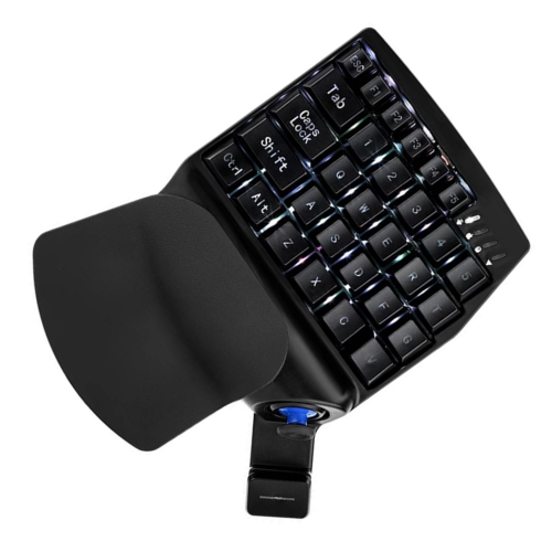 Single Hand Gaming Keyboard Automatic Pressure Rocker Left-Handed Keyboard For Game Factory