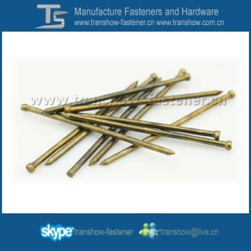 Bronze plated antique wood nails