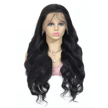 360 Lace Body Wave Brazilian Human Hair Wig Wholesale Price, 100% Virgin Brazilian Body Wave Remy Hair Wig Natural Color