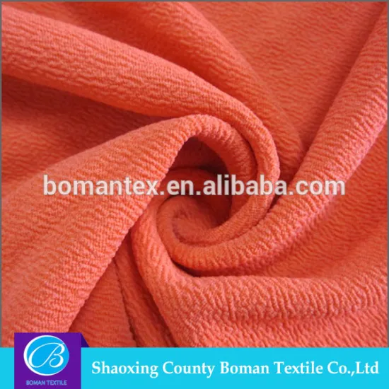 95% Polyester5%Spandex heavy weight 4 # moss crepe fabric