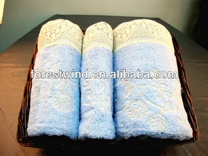 100% Cotton Guest Towel Sets, decoration bath towel sets
