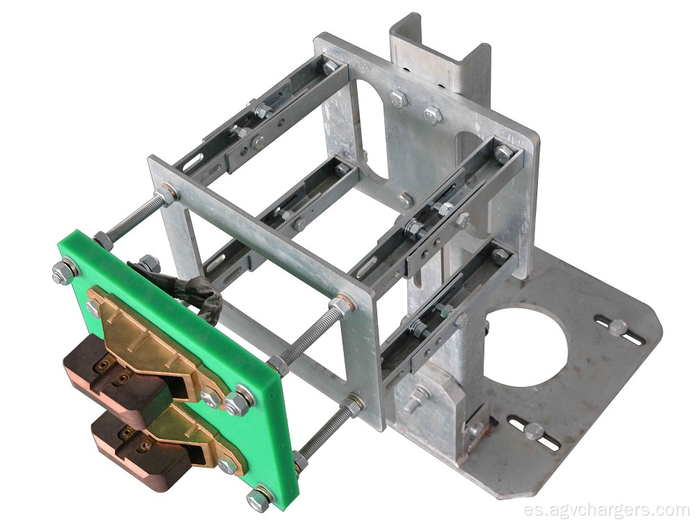 Soporte de carga de batería para vehículos automáticos guiados