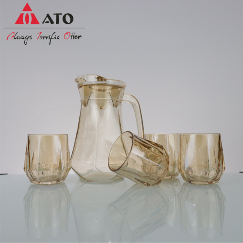 Elegant Amber Diamond Shape kettle water jug
