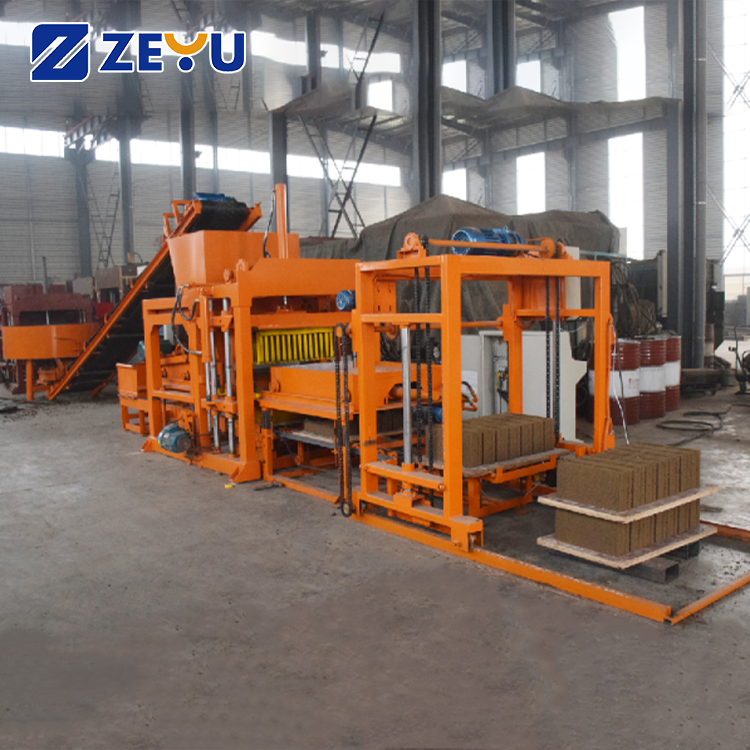 Automatic cement brick block making machine