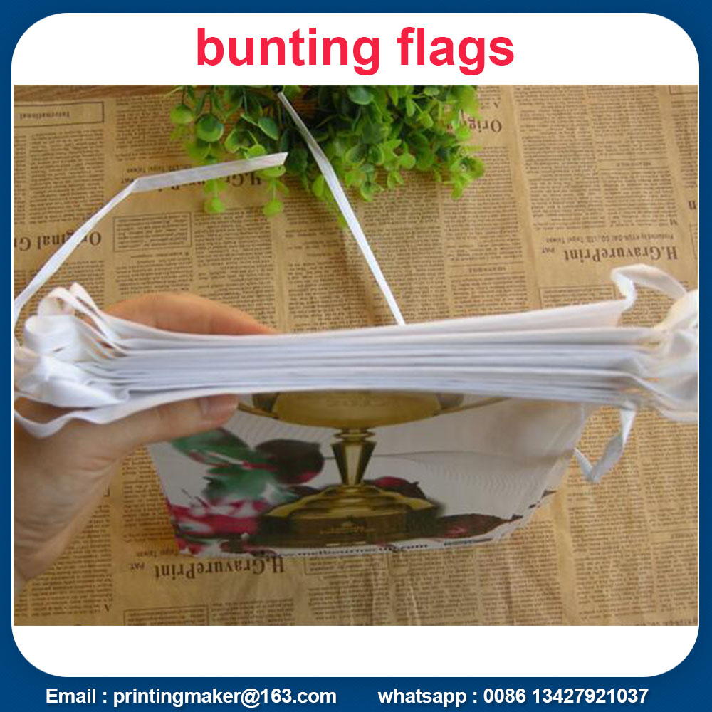 printed bunting flags