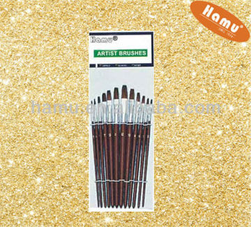 Nylon Brush Wooden Handle Artist Brush Set