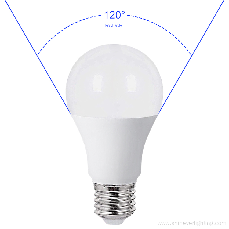 Motion Sensor Radar Sensitive LED Bulb Light