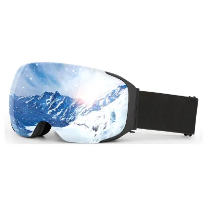Best Selling Custom Magnetic Anti-Fog OEM ODM Snow Ski Goggles with UV400 Protection
