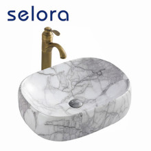 Lavabo del arte del cuarto de baño del lavabo del mostrador de alta calidad