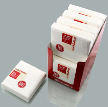 Paper napkins for wiping your mouth after meals