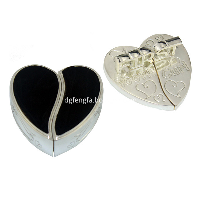 Heart-shaped Tooth Box and Curl Box