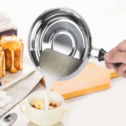 Stainless Steel Hot Milk No-smoke Coating Pot