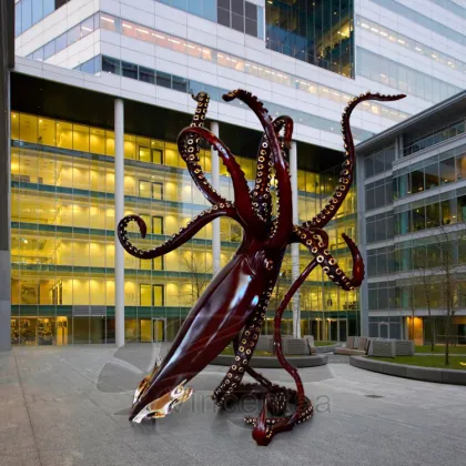 Bronze Sculpture for octopus