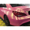 Matte diamante rosa carro de ouro envoltório vinil