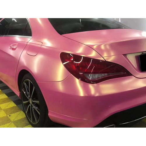 Matte Diamond Pink Gold Car Chine Vinyl