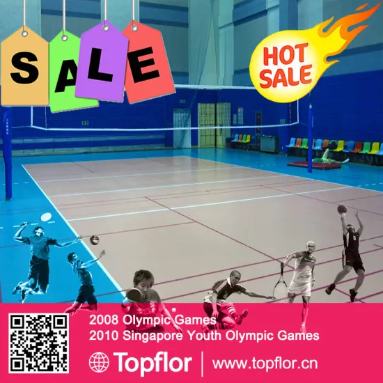 Muti-Purpose Sports Flooring For Indoor Volleyball Court Used