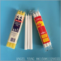 Unscented fluted candles Cheap Price wax material