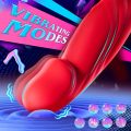 Vibrador de língua com 7 modos de lamber e bater