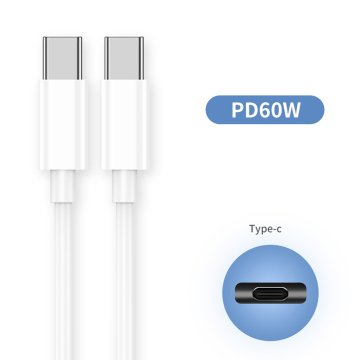 Taipuxi 60W 3A PD Fast Charging Type-C USB-C to USB-C Cable 1M