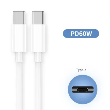 Taipuxi 60W 3A PD Fast Charging Type-C USB-C to USB-C Cable 1M