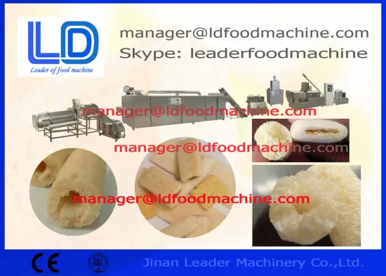 Automatic Inflating Snacks Making Machines , Buckwheat / Bean / Starch Food Processing Line