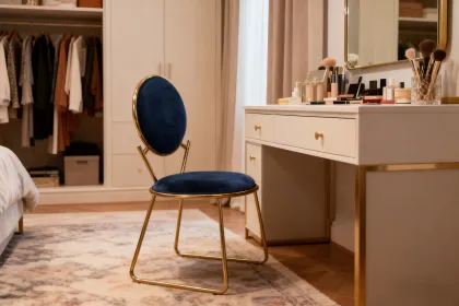 modern upholstered chairs round-back seating