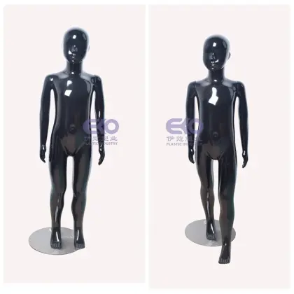 Black Full Body Kids and Boys Mannequins for Clothing Display