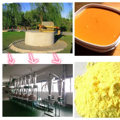 Traditional Green Healthy Stone Flour Mill