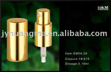 gloss gold sprayer pumps