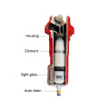 Filtro de aire de aire Filtro de presión del filtro de aire del motor