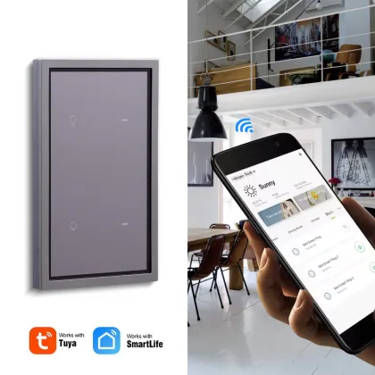Alexa and Google Voice Controlled American Standard Smart Wall Light Switch