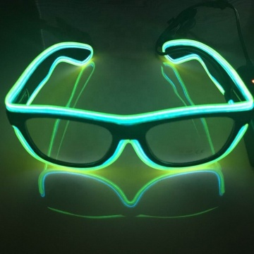 Hot Selling EL Wire Glasses with Light Flashes for Dancing Parties