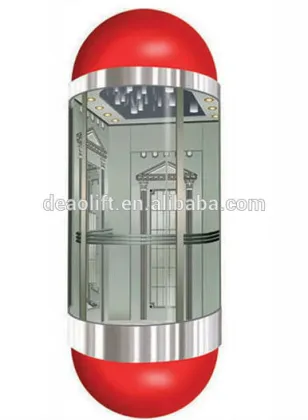 Glass Elevator Glass Commercial Elevators for Shopping Center