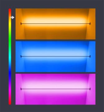 RGB Bunte LED Skyline Lineares Leuchtenlicht für dekoratives Wohnzimmer, Restaurant, Schlafzimmer und Gang