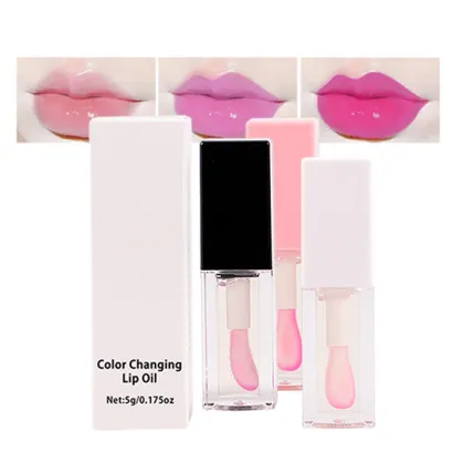 Custom Logo Hydrating Lip Oil - Wholesale Bulk Color Changing Lip Balm