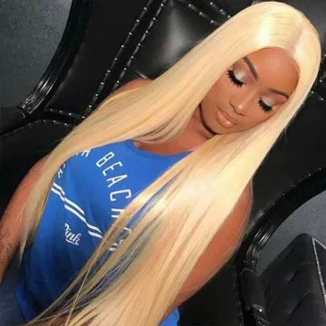 Wholesale Virgin 30 in Blonde 613 Hd Full Lace Wig Human Hair 613 Lace Closure Wig Transparent Lace 40 Inch 613 Hd Frontal Wigs
