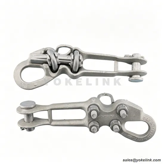 Straight Line Strain Clamp | A356-T6 Aluminum LPDC Casting | Overhead Line Strain Clamp