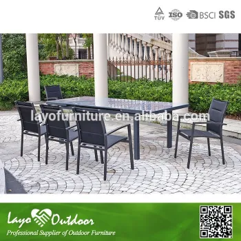 ALUMINIUM DINING TABLE SET high quality outdoor garden furniture