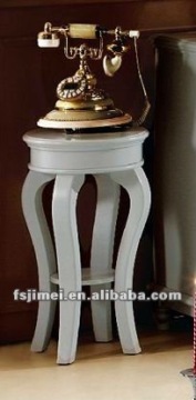Modern MDF panel white telephone stand